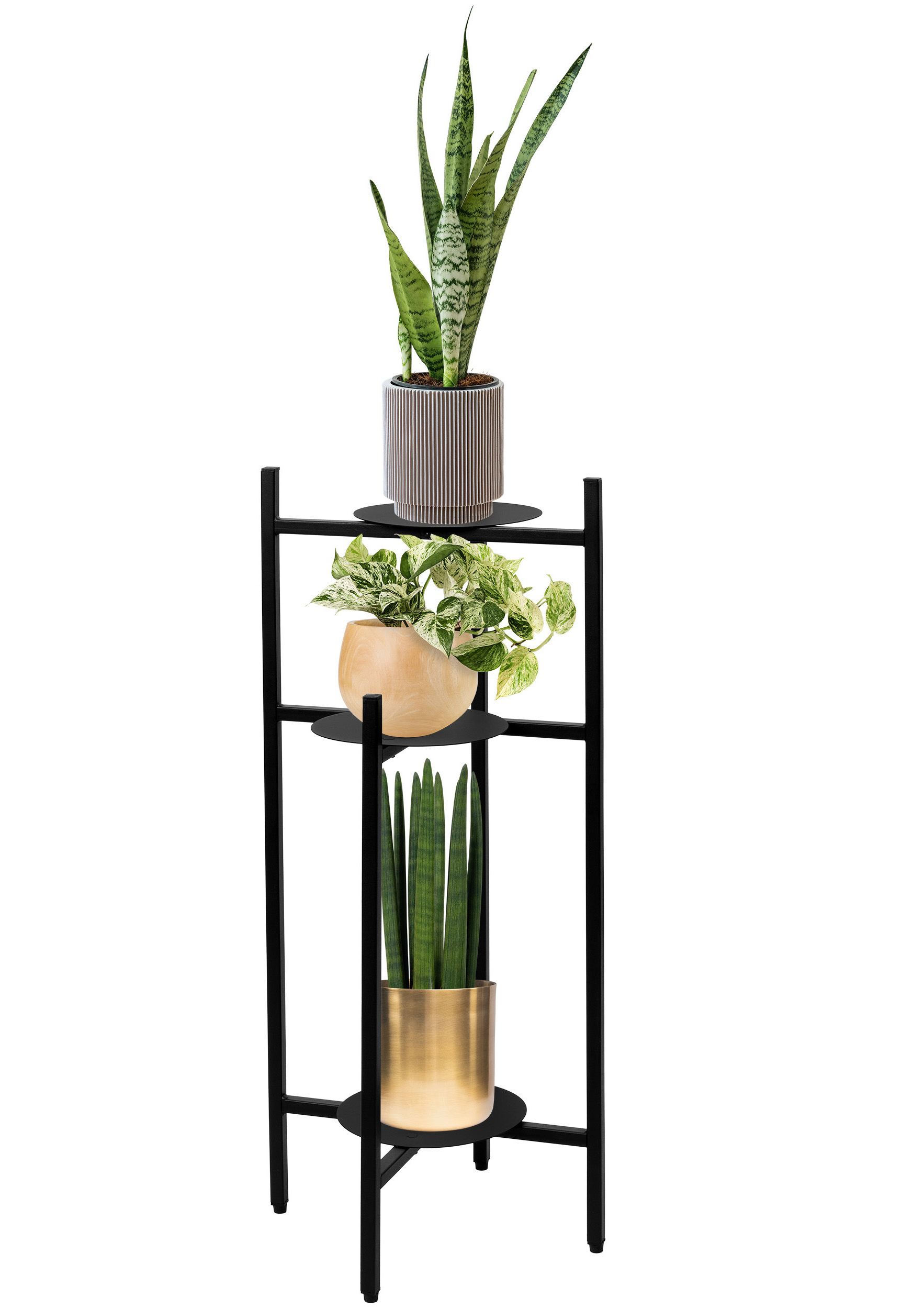 Kwietnik metalowy loft TRETORRI  RUSTIC stojak na kwiaty 