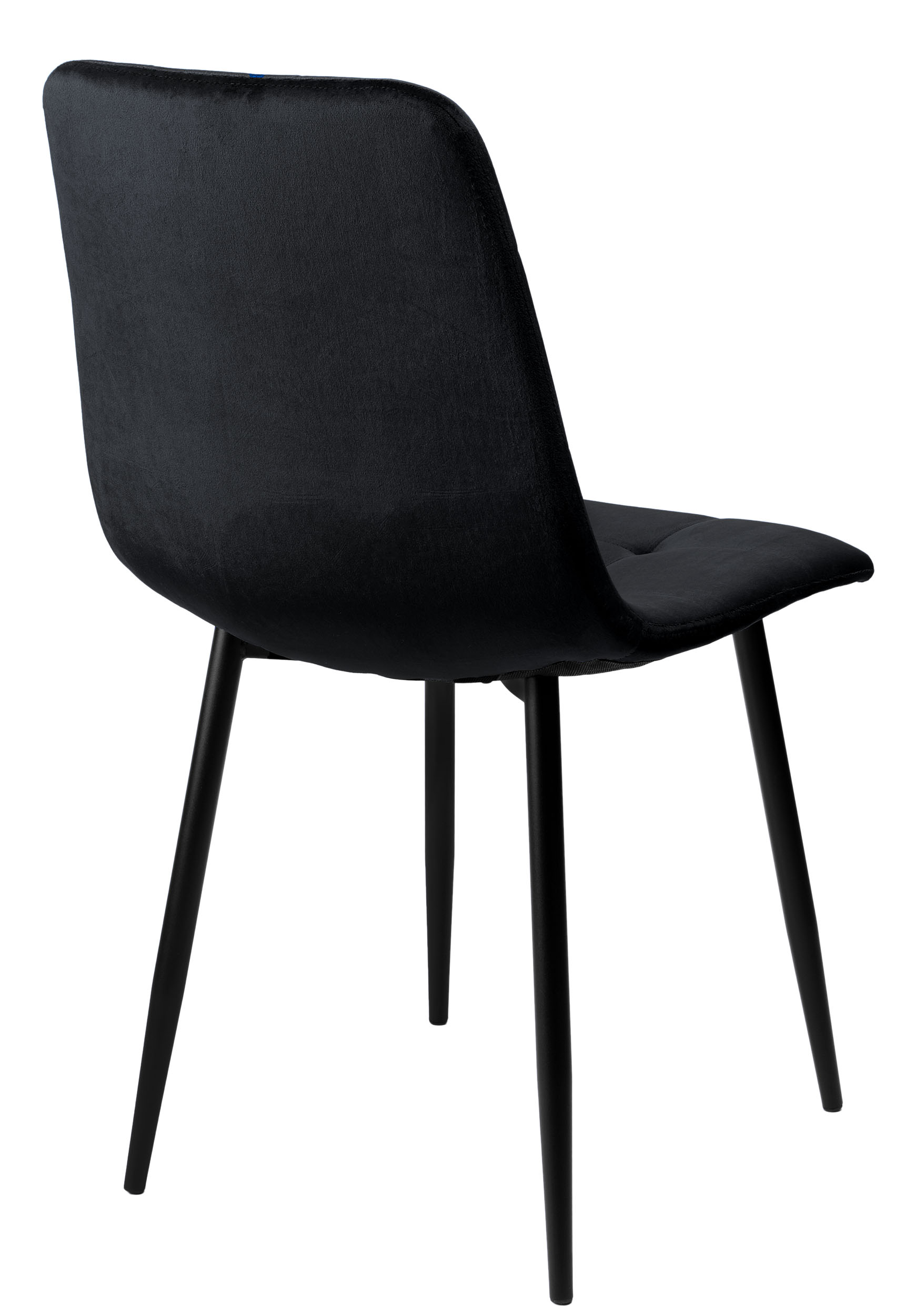 Krzesło welurowe DENVER velvet Czarne