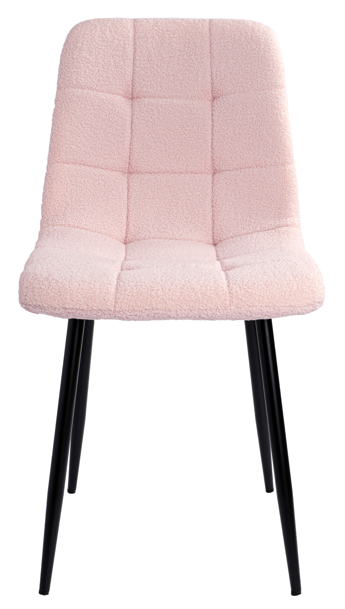 Krzesło DENVER TEDDY boucle różowe