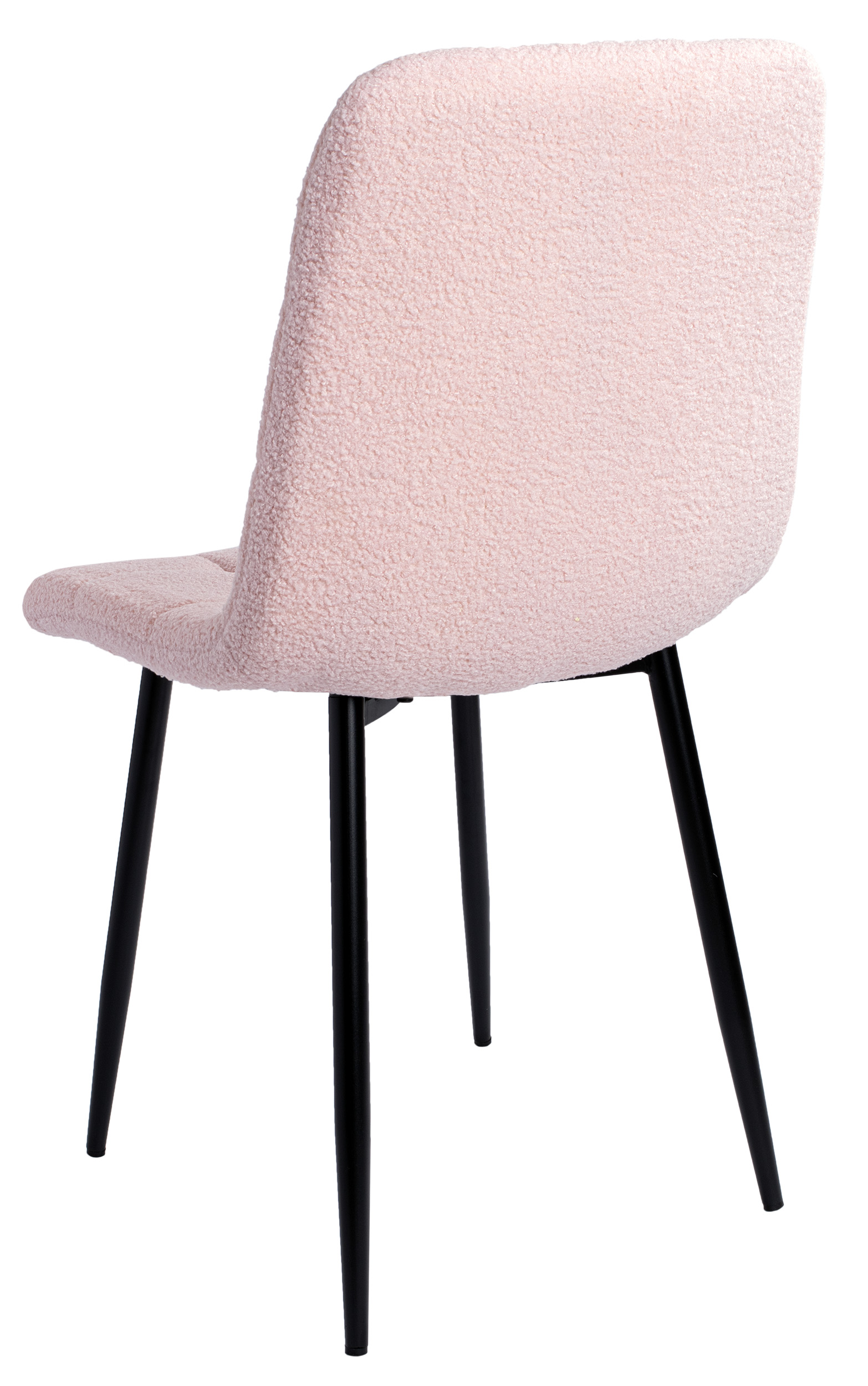 Krzesło DENVER TEDDY boucle różowe