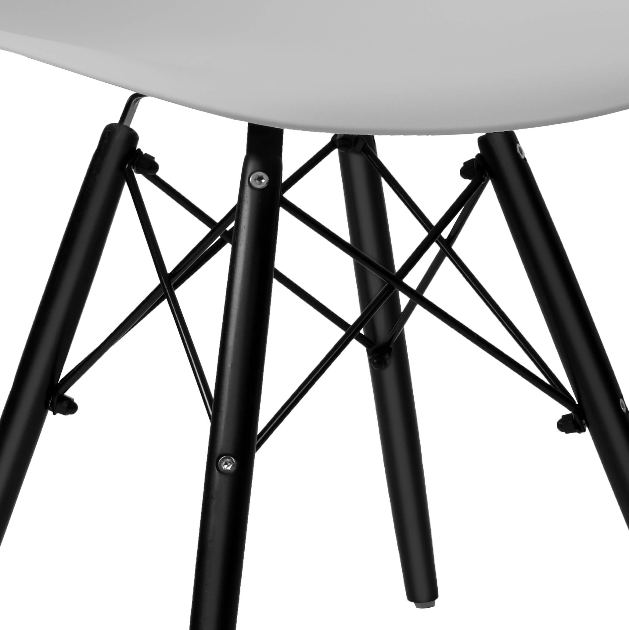 Krzesło loft MILANO BLACK DSW szary wymiary