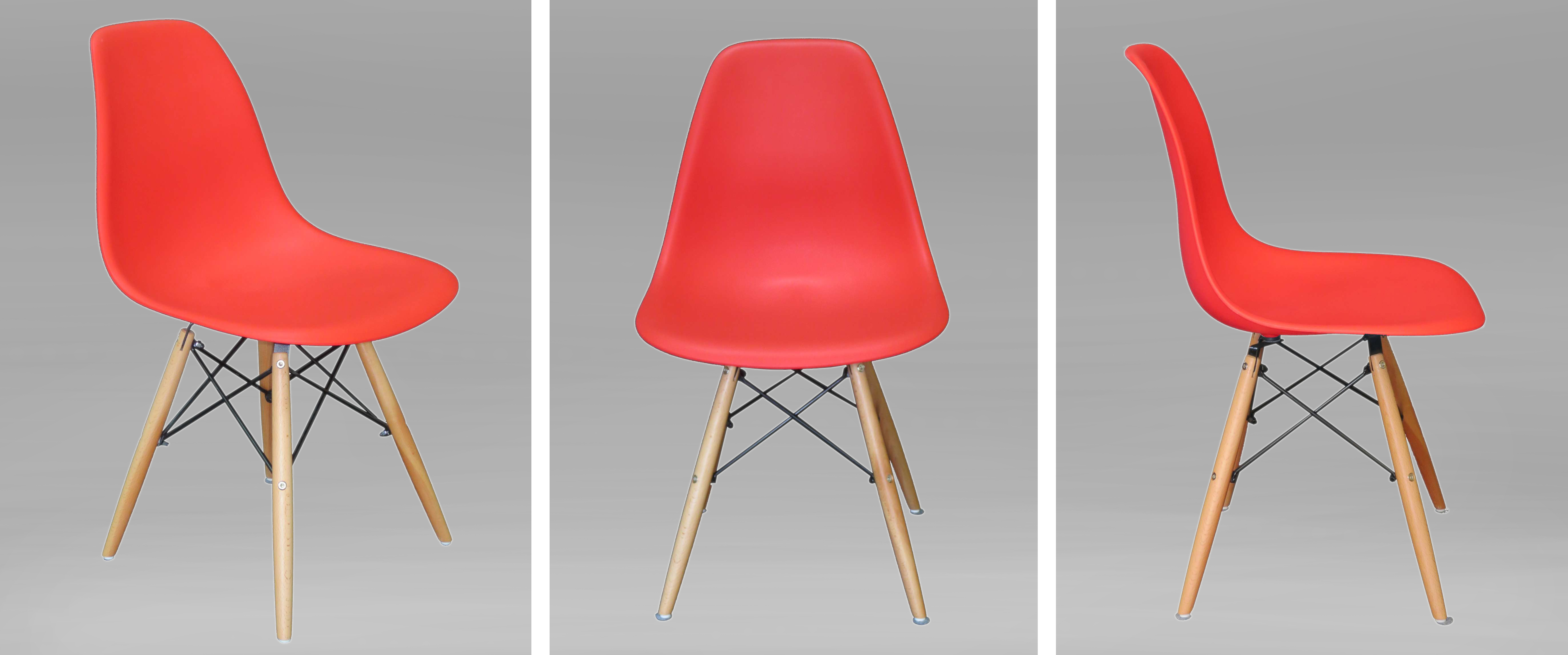 Krzesło Paris DSW  czerwony
