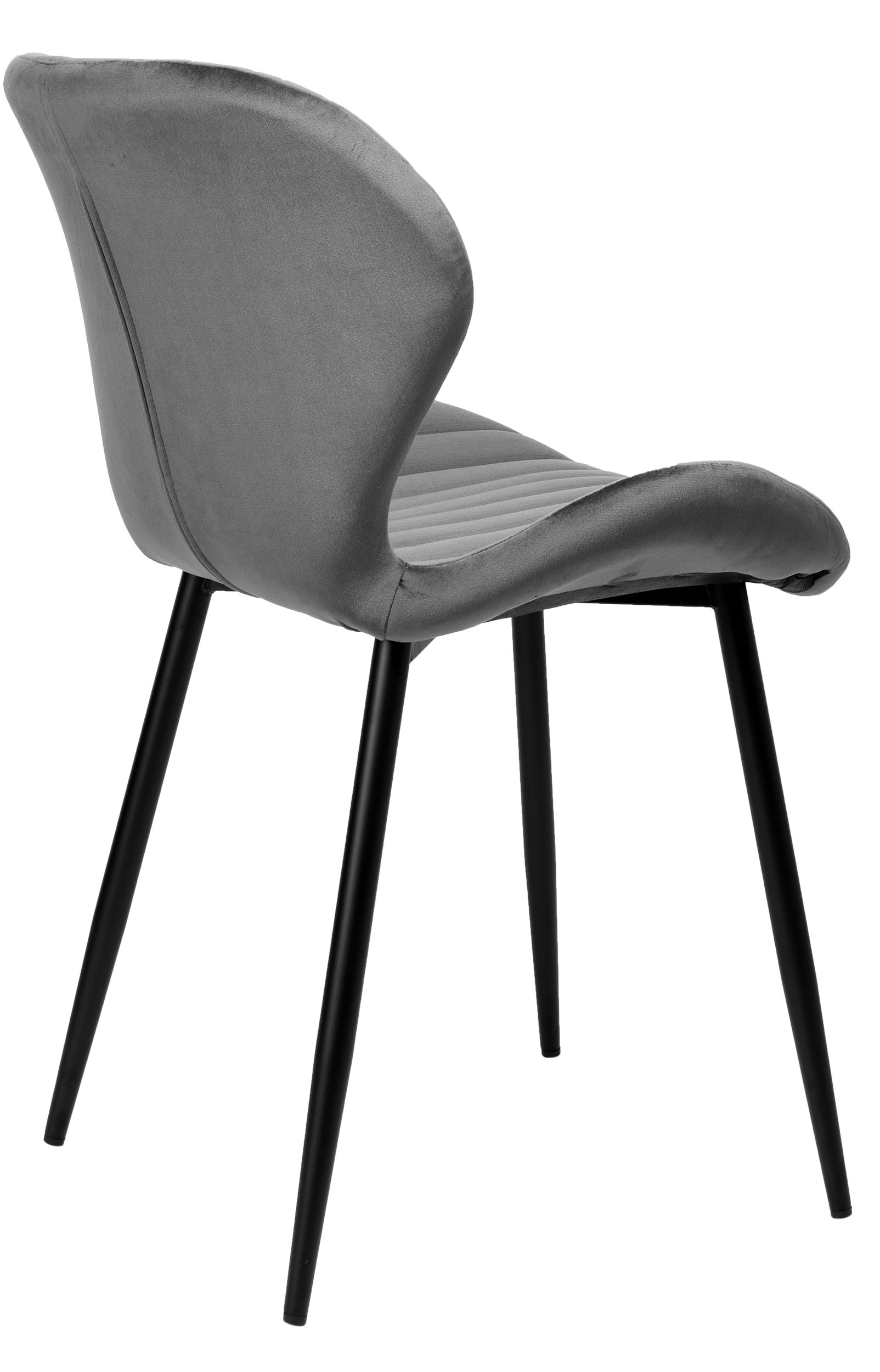 Krzesło tapicerowane DALLAS grafitowy velvet
