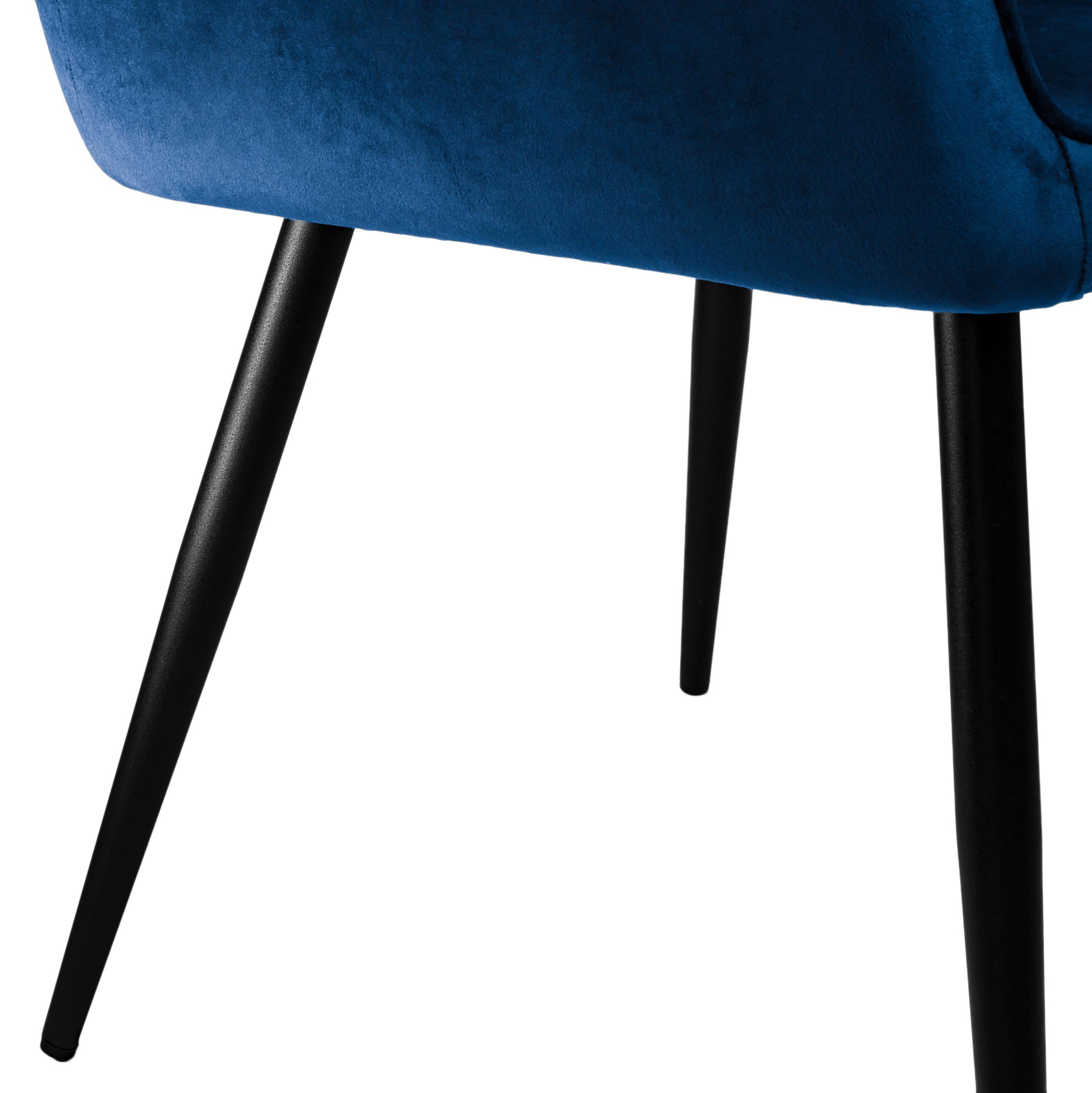 Krzesło aksamitne HAVANA Velvet Granatowe