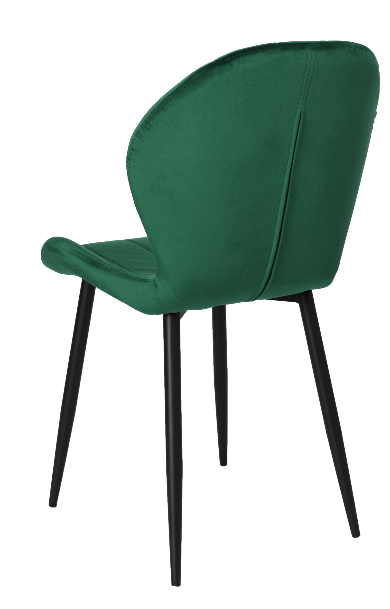 Krzesło tapicerowane SHELBY zielony velvet