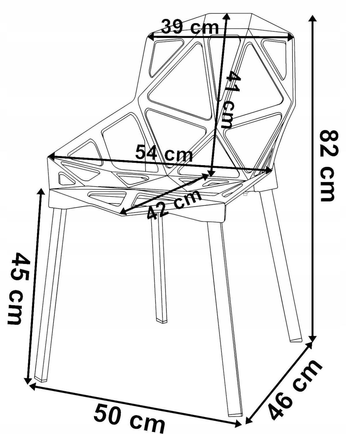 krzeslo azurowe vector cztery sztuki 