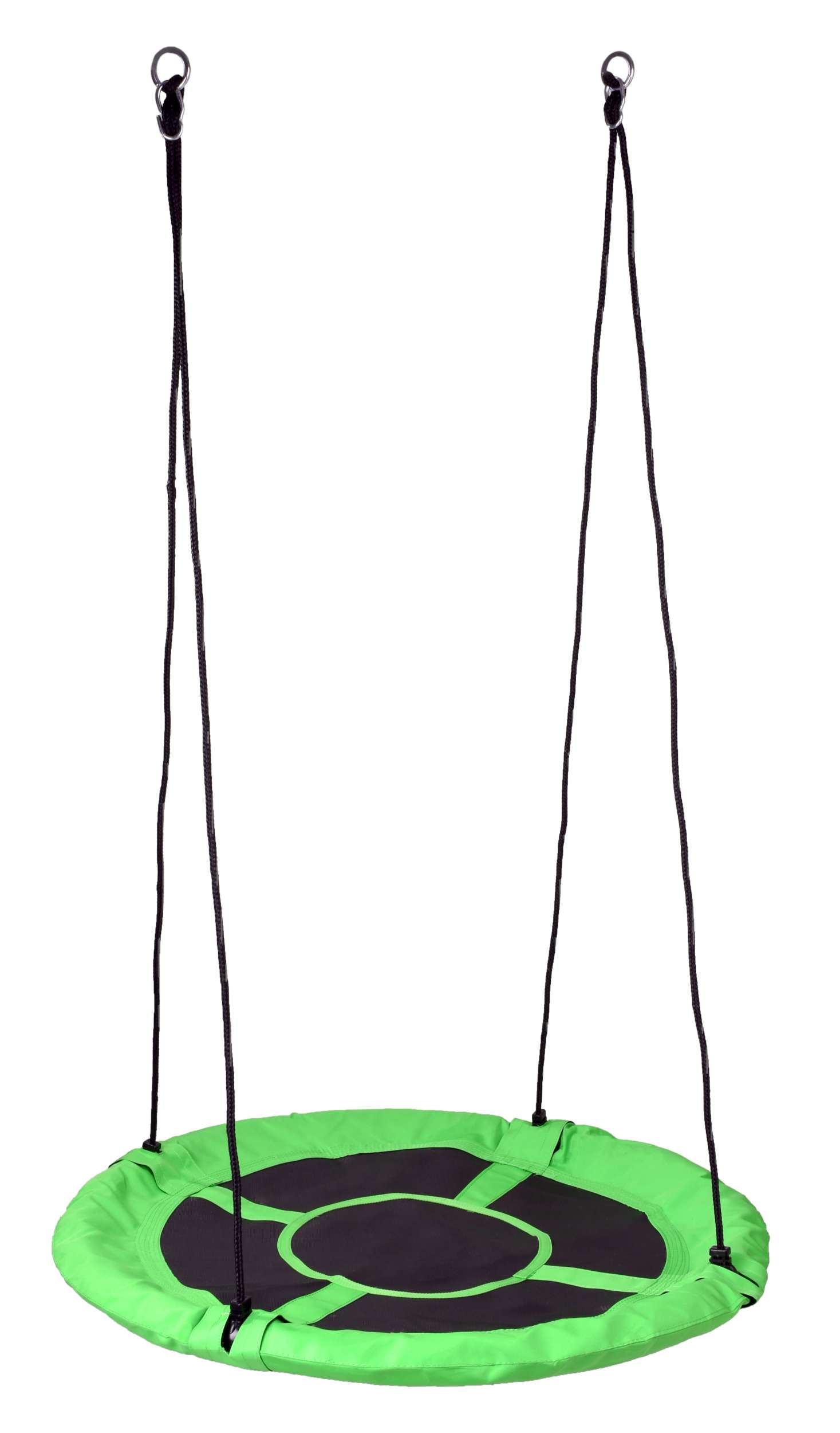 Huśtawka ogrodowa bocianie gniazdo ROMEK zielona 100 cm
