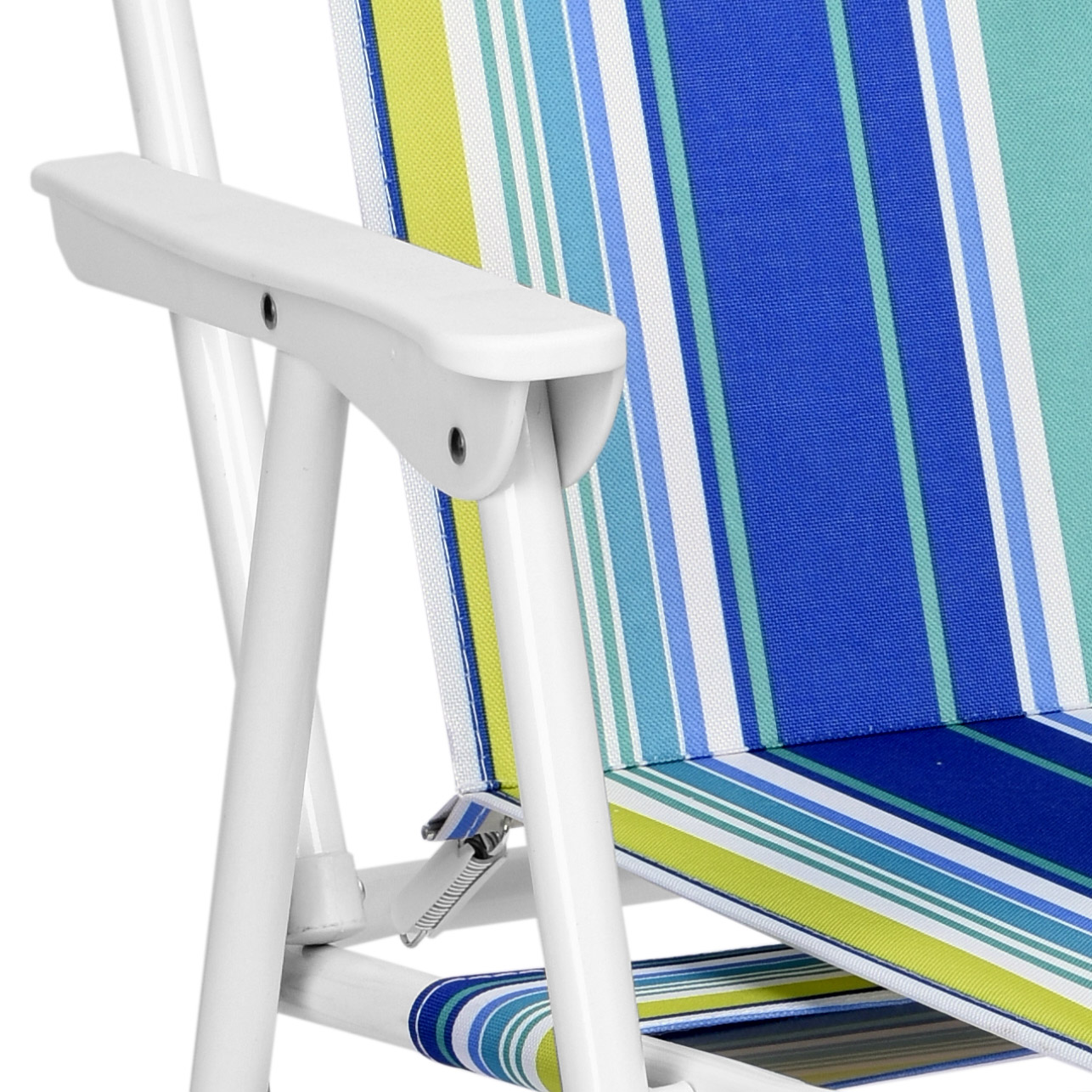 Krzesło turystyczne składane ALAN morskie pasy