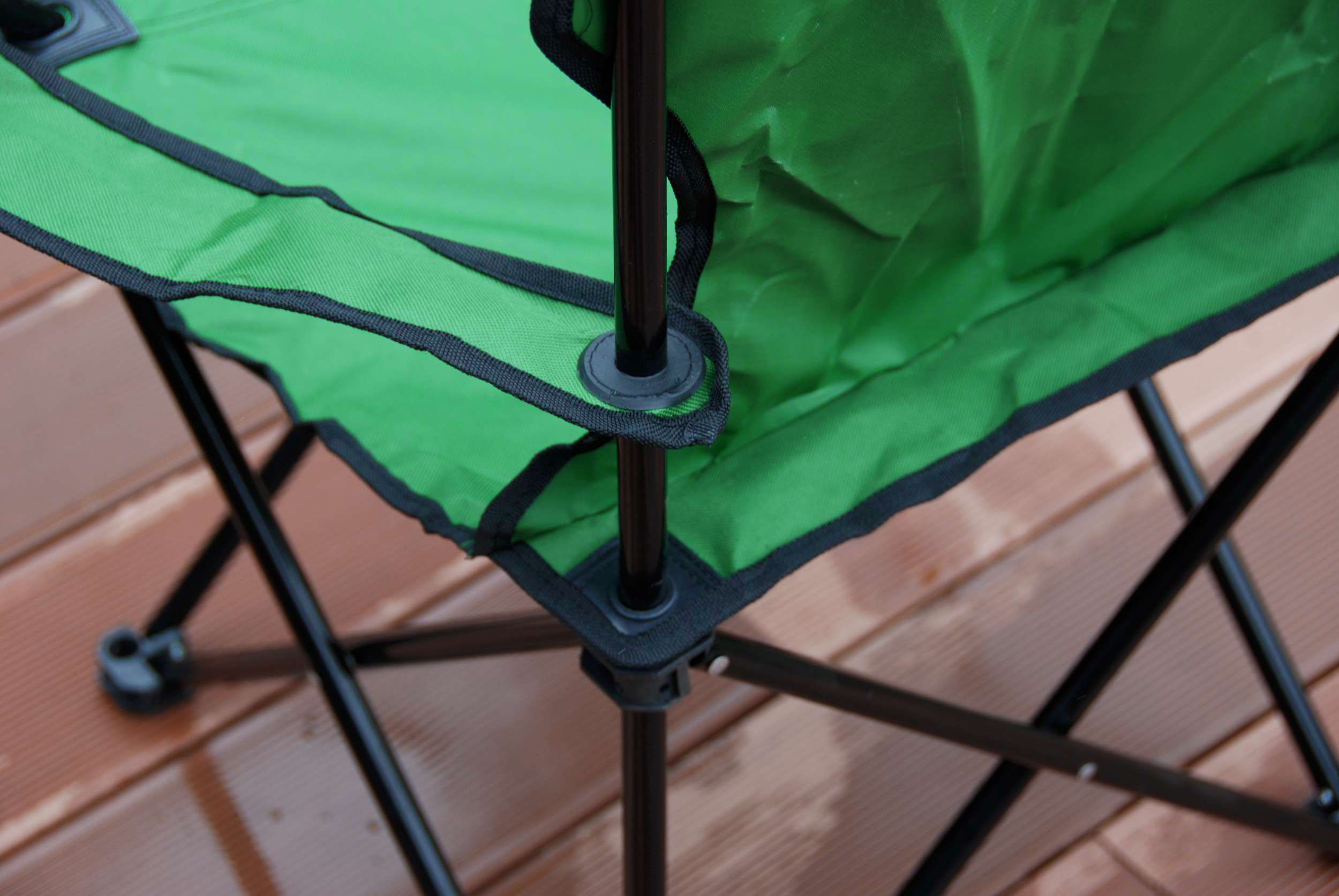 Krzesło wędkarskie HUGO składane zielone