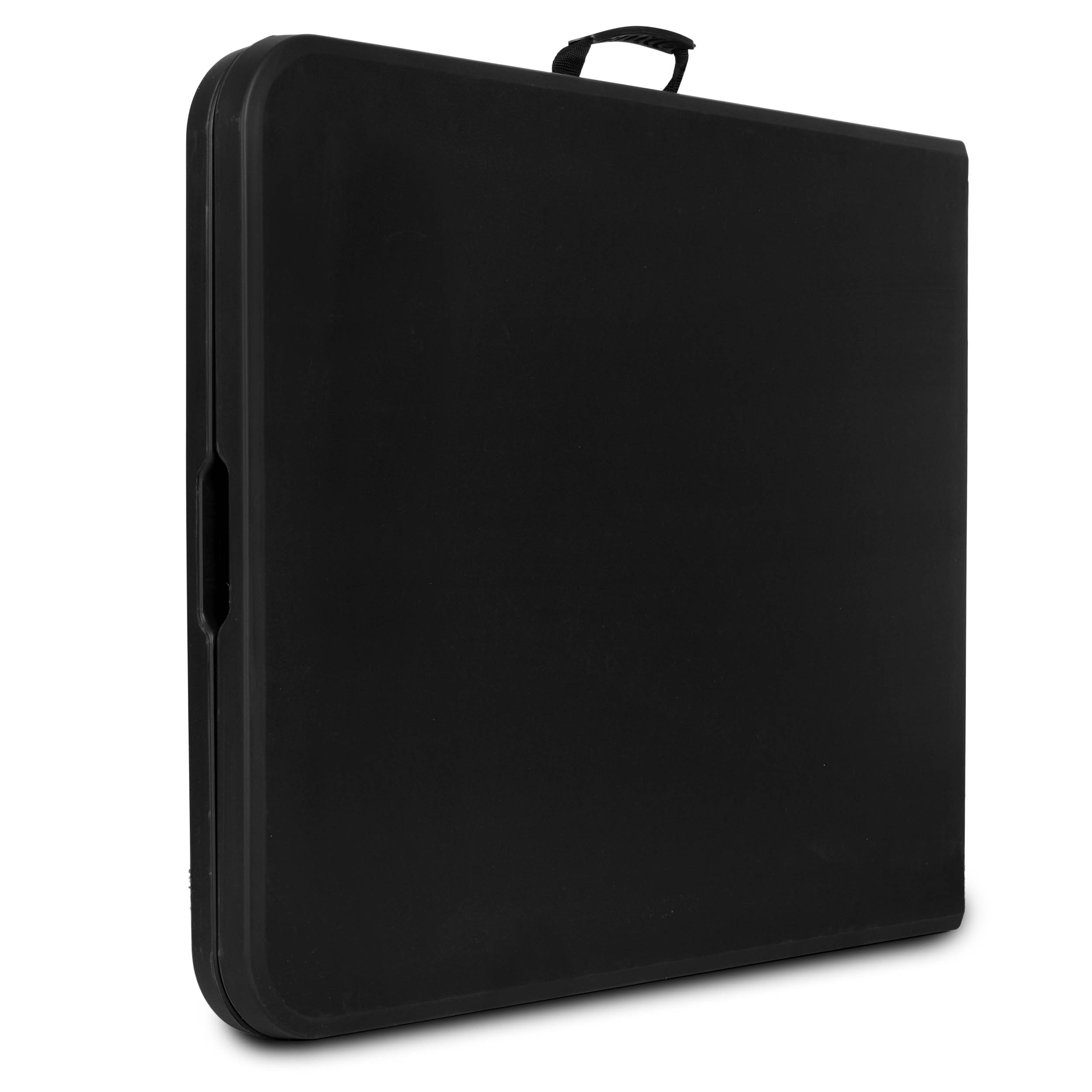Stół cateringowy FETA BLACK bankietowy składany w walizkę 180 cm czarny