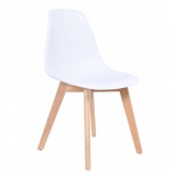 Krzesło skandynawskie ASTI DSW - biały