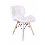 Krzesło tapicerowane MURET DSW - biały