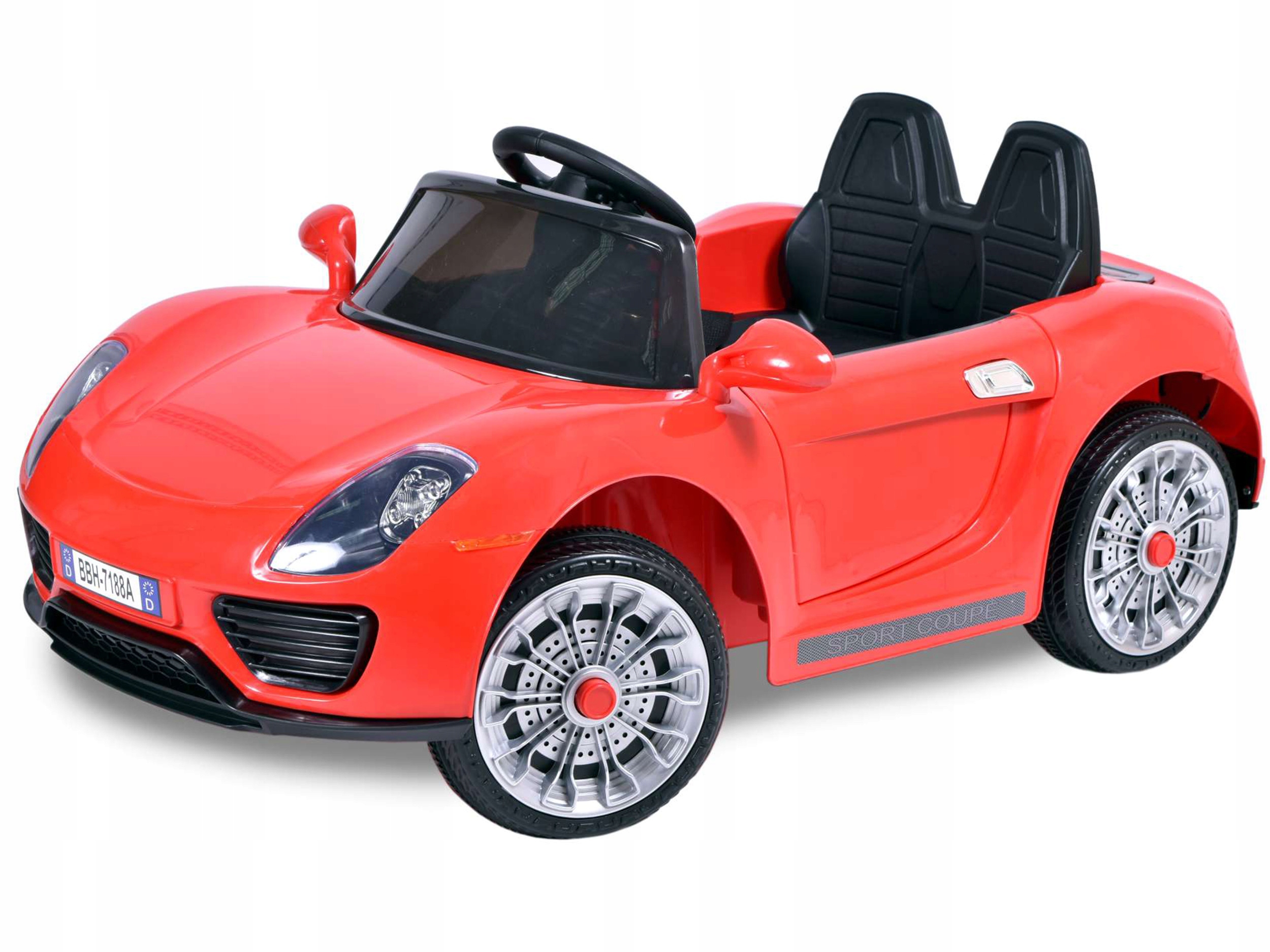 Samochód Elektryczny Dla Dziewczynki Czerwony Porsche