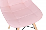 Krzesło tapicerowane DSW Lyon - różowy