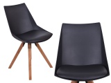 Krzesło nowoczesne Alia - czarny