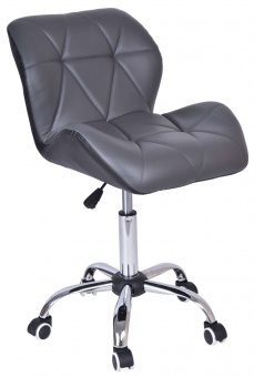 Krzesło biurowe obrotowe MORIS czarno-szare