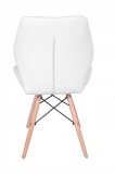 Krzesło tapicerowane Rennes - biały