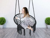 Krzesło huśtawka ogrodowa TOGO czarne