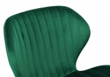 Krzesło welurowe DALLAS VELVET Ciemno-Zielone