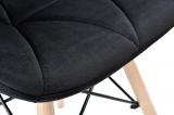 Krzesło tapicerowane MURET VELVET DSW czarny