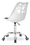 Krzesło biurowe obrotowe GROVER białoczarne