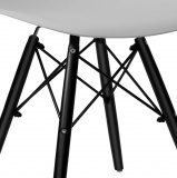 Krzesło loft MILANO BLACK DSW szary
