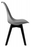 Krzesło tapicerowane Nantes Black szary
