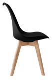 Krzesło nowoczesne Nantes DSW czarne