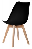 Krzesło nowoczesne Nantes DSW czarne