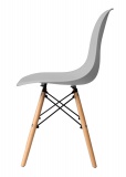 Komplet nowoczesnych krzeseł Paris 4 sztuki szary