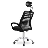 Fotel obrotowy krzesło biurowe MORTEN czarne