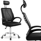 Fotel obrotowy krzesło biurowe MORTEN czarne