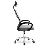 Fotel obrotowy krzesło biurowe MORTEN szare