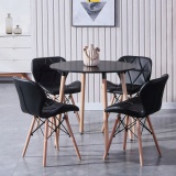 Krzesło tapicerowane MURET DSW czarny