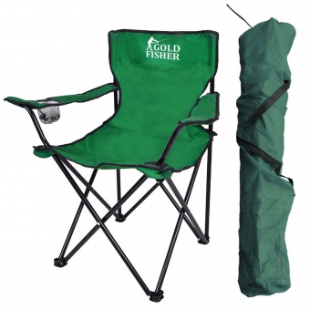 Krzesło wędkarskie HUGO składane zielone