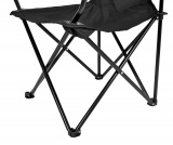 Krzesło wędkarskie HUGO składane czarne